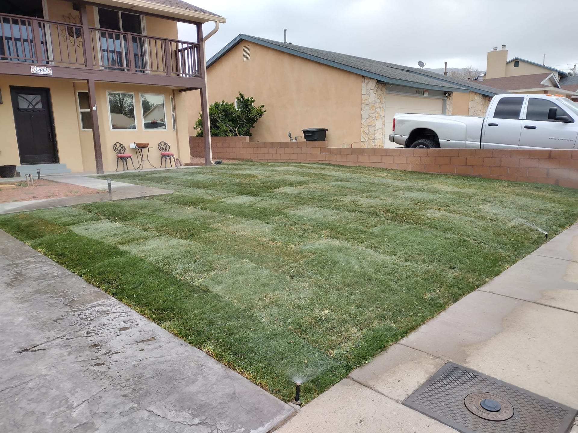 Sod installation
