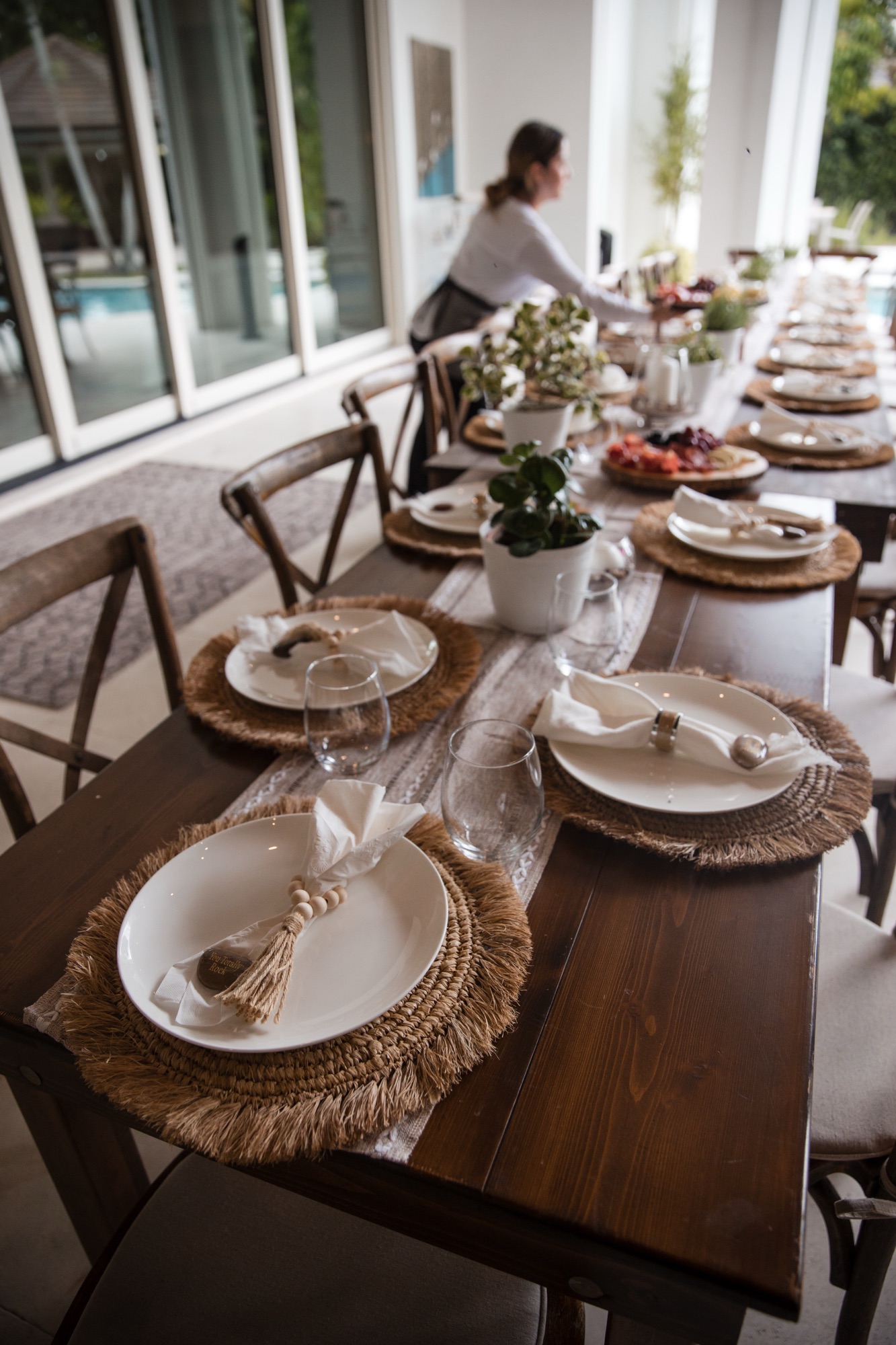 Elegant catering spread by Chef Shabo