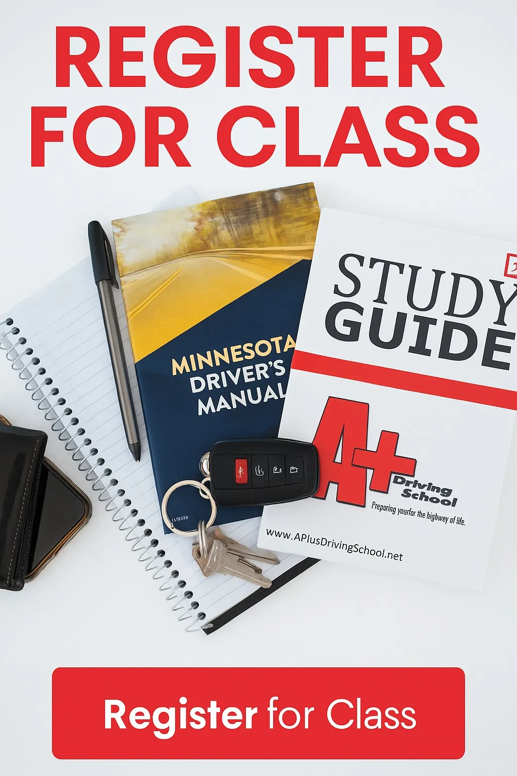 Students learning to drive