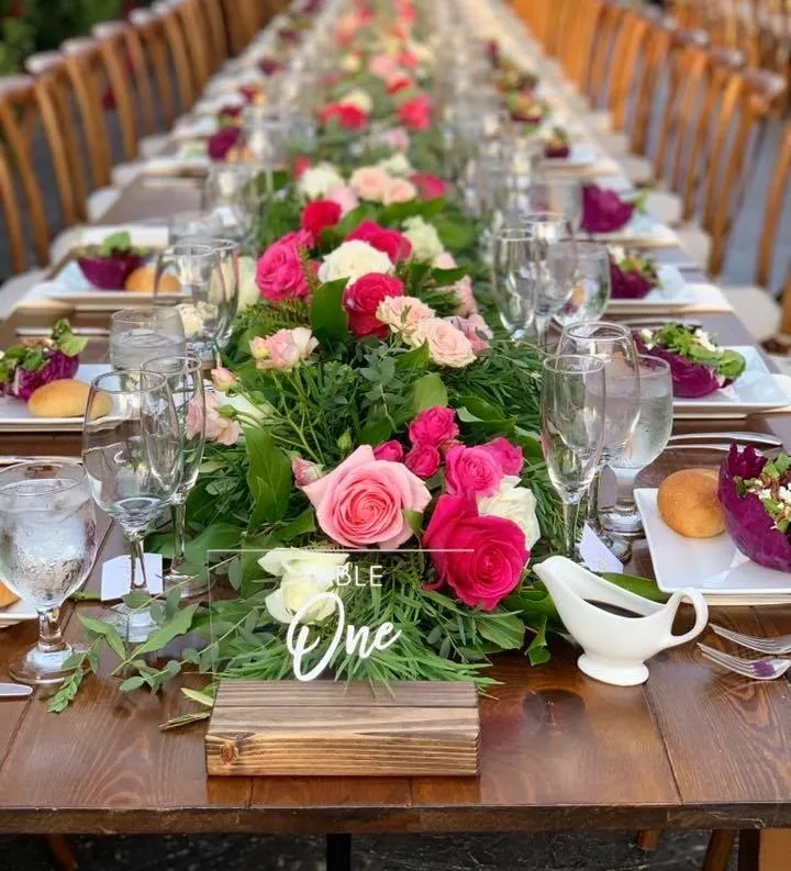 Elegant catering spread