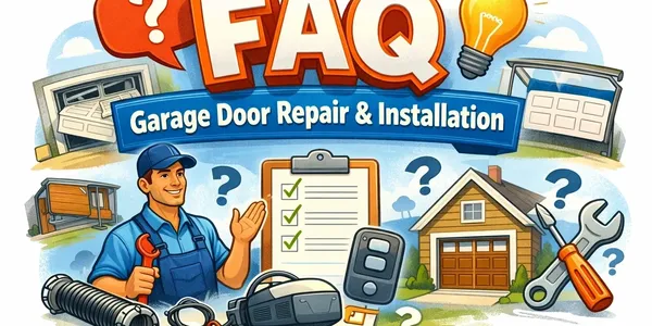 Frequently asked questions about garage door repair and installation