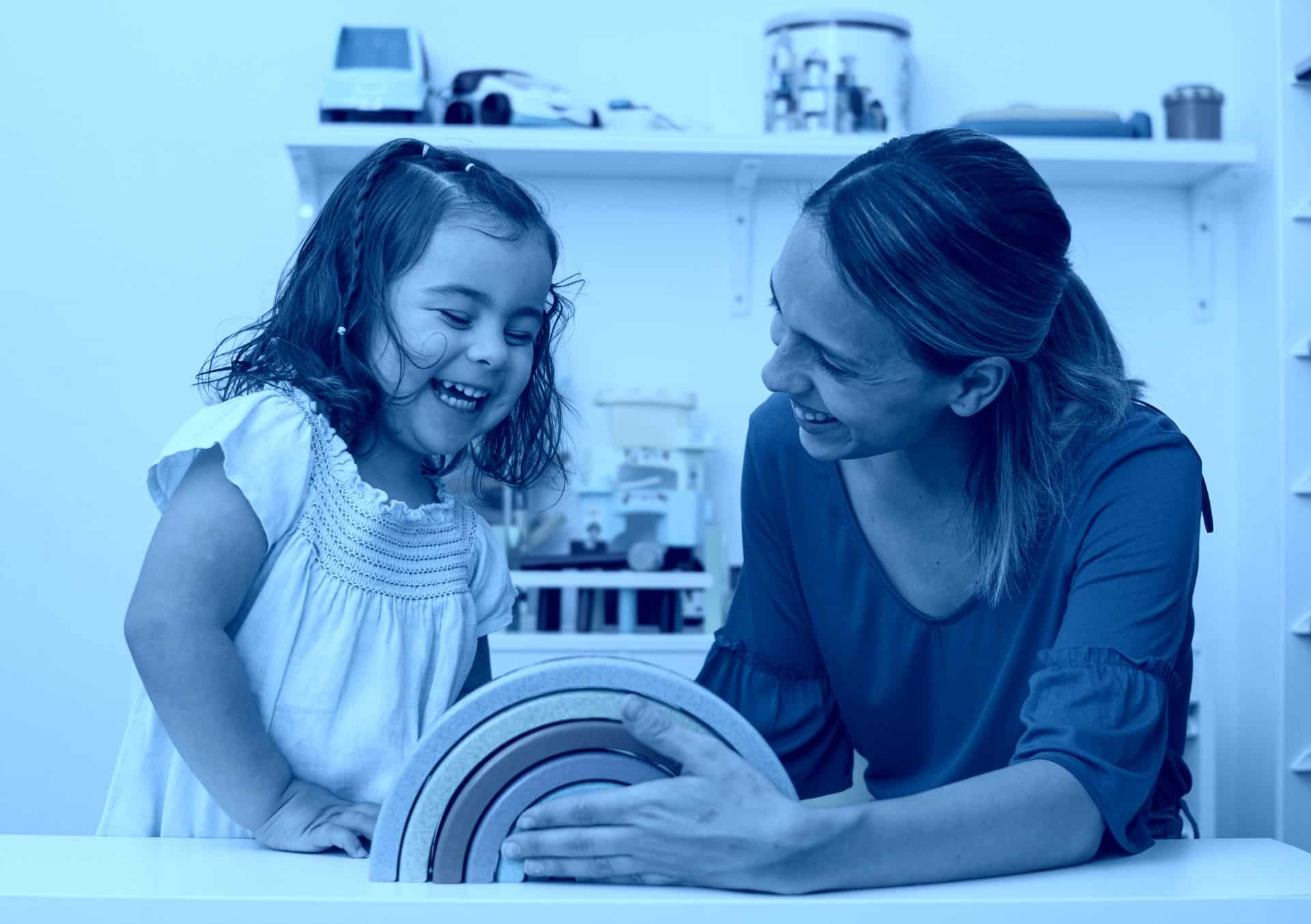 Child receiving autism therapy services at Achieve Beyond