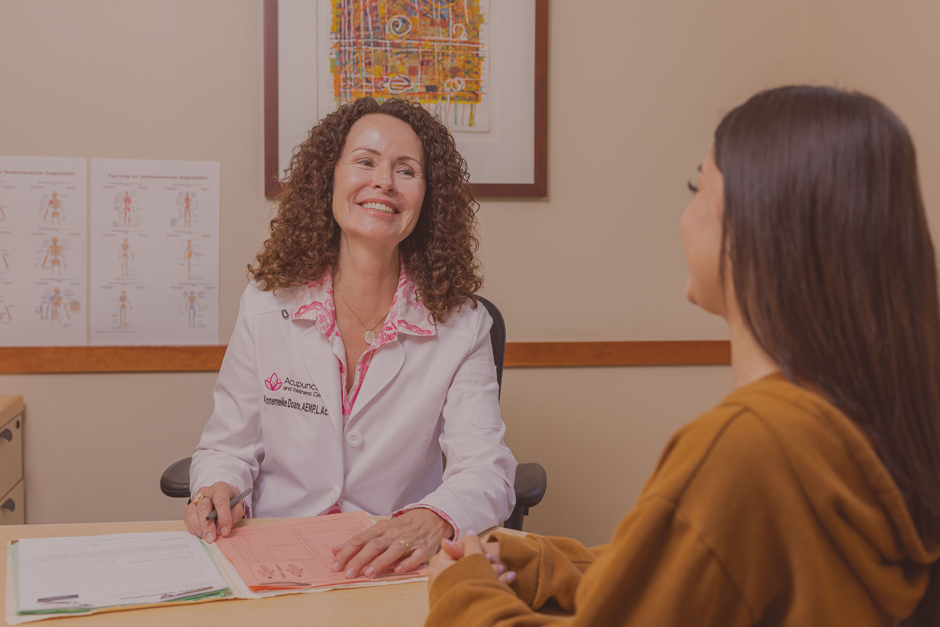 Acupuncture treatment room