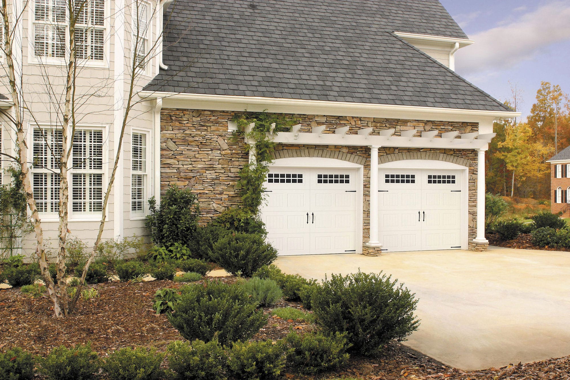 Contemporary garage doors Iowa