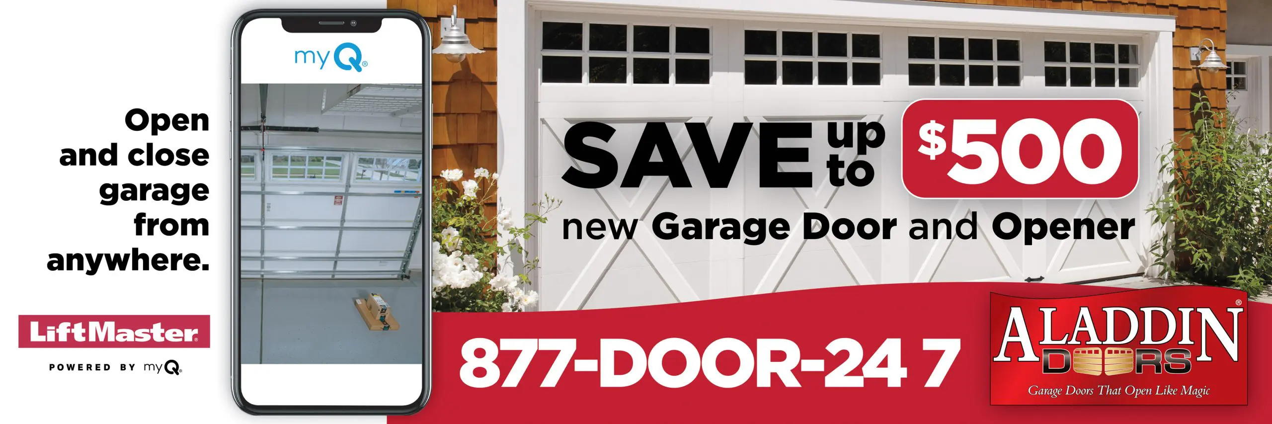 Aladdin Garage Doors Savings
