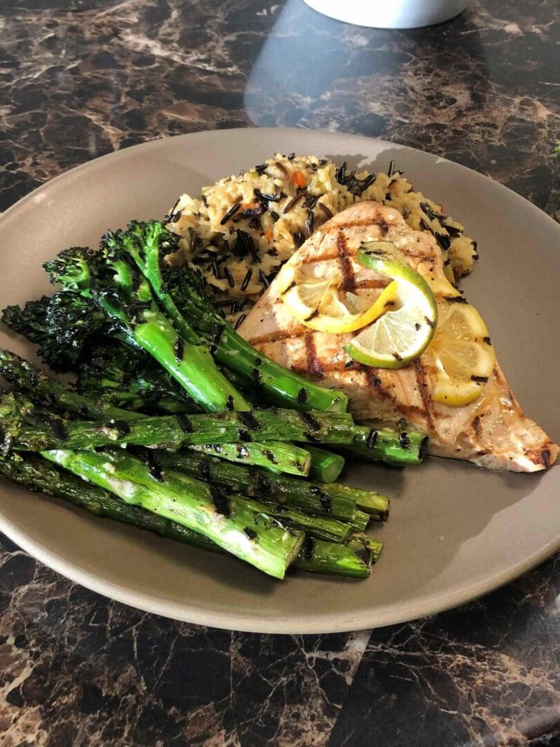 Chicken and asparagus