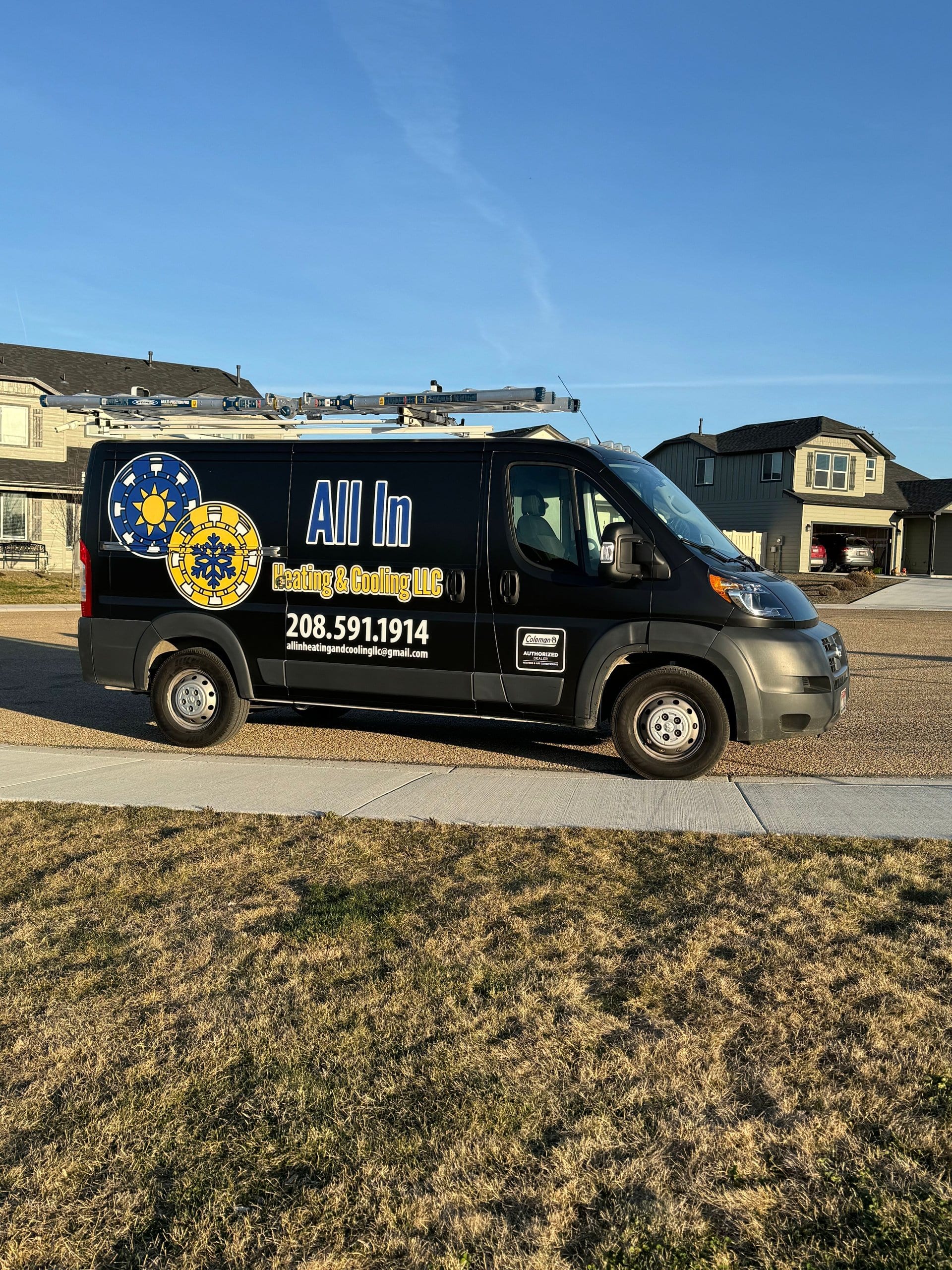 HVAC technician at work