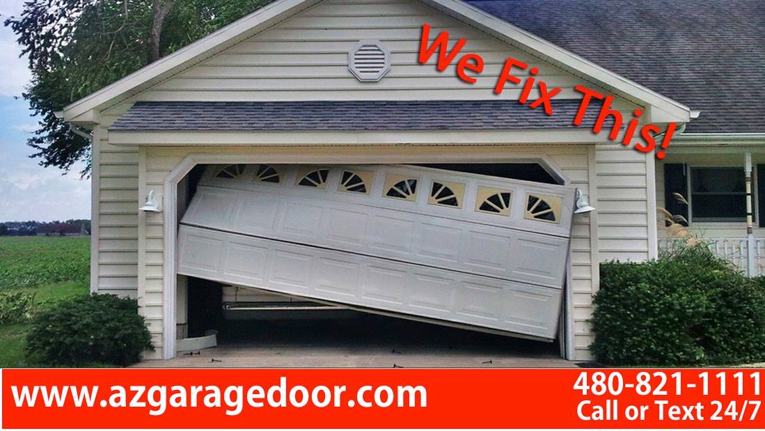 New garage door installation