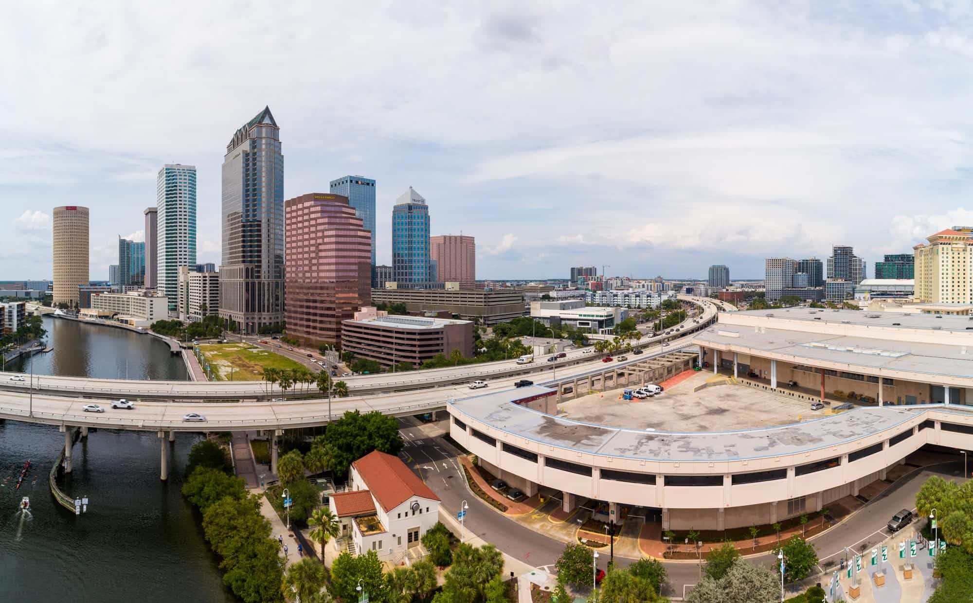 Tampa City Skyline