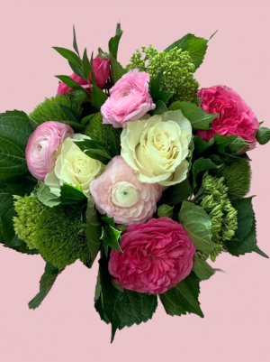 Florist's Choice Pinks Whites Greens