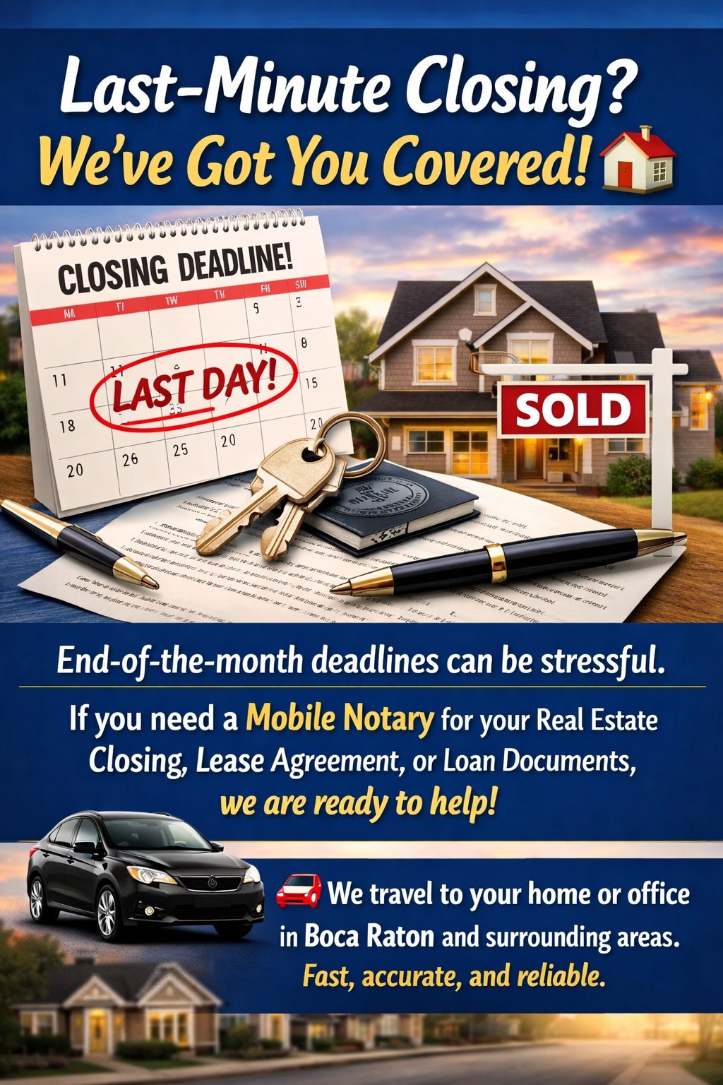 Mobile Notary Boca Raton — Fast, Professional Service