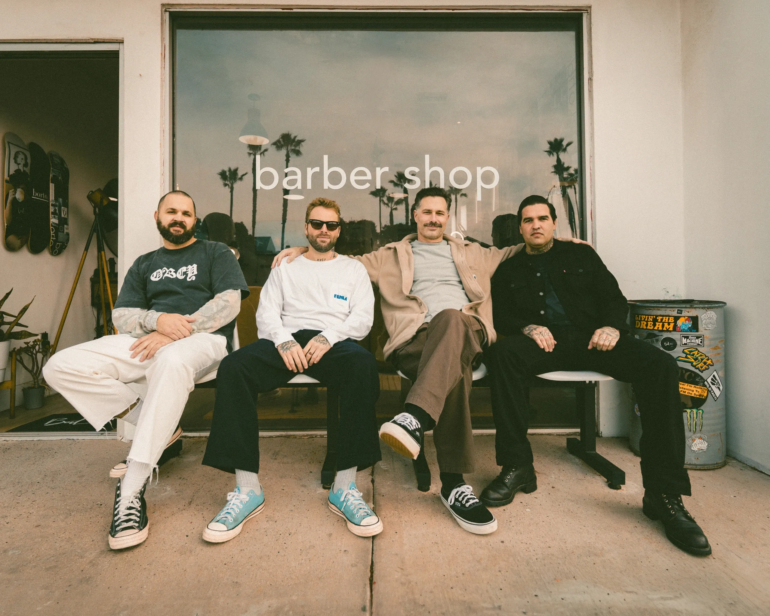 Our team of barbers ready to cut