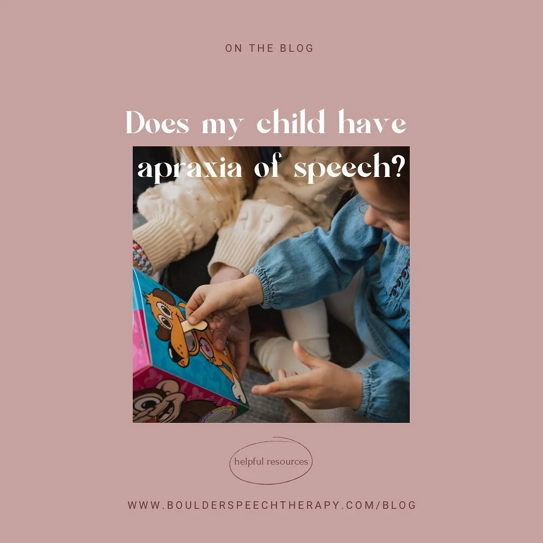 Childhood Apraxia of Speech Day at Boulder Speech Therapy