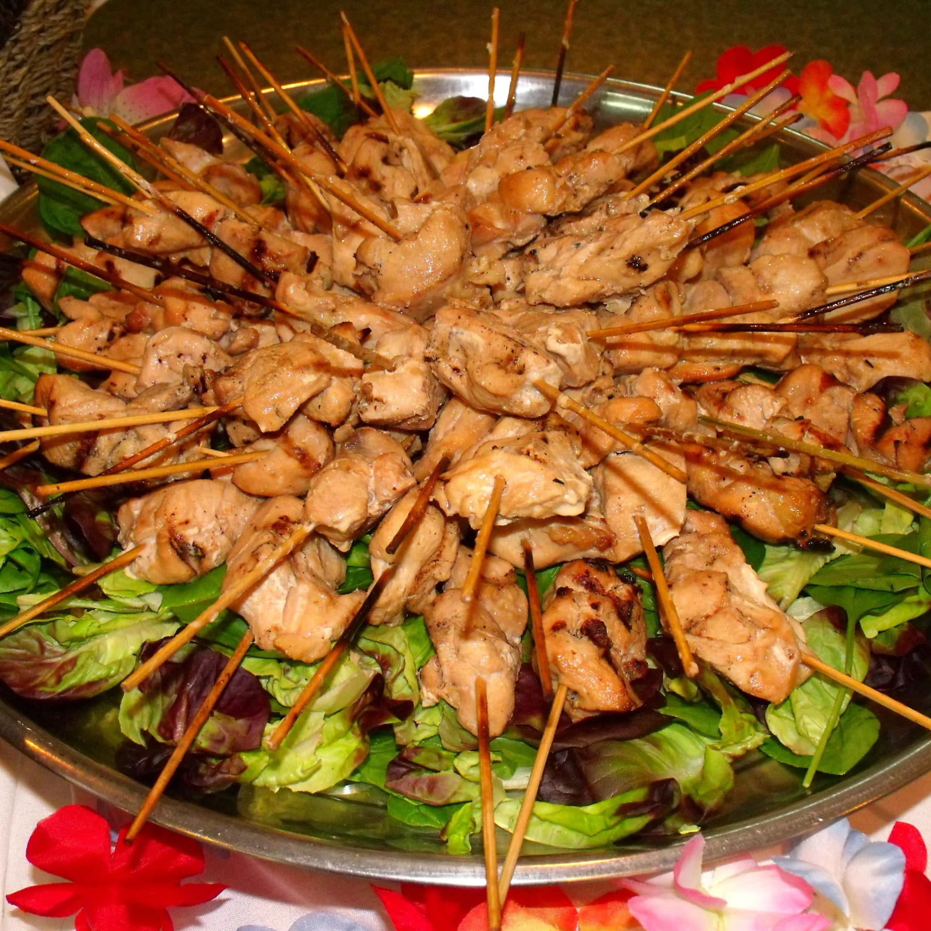 Catering skewers and appetizers