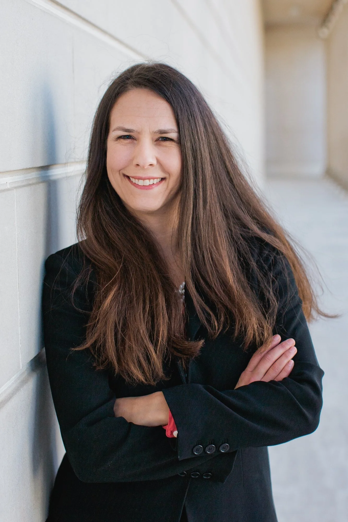 Lauren Cappelloni outside courthouse