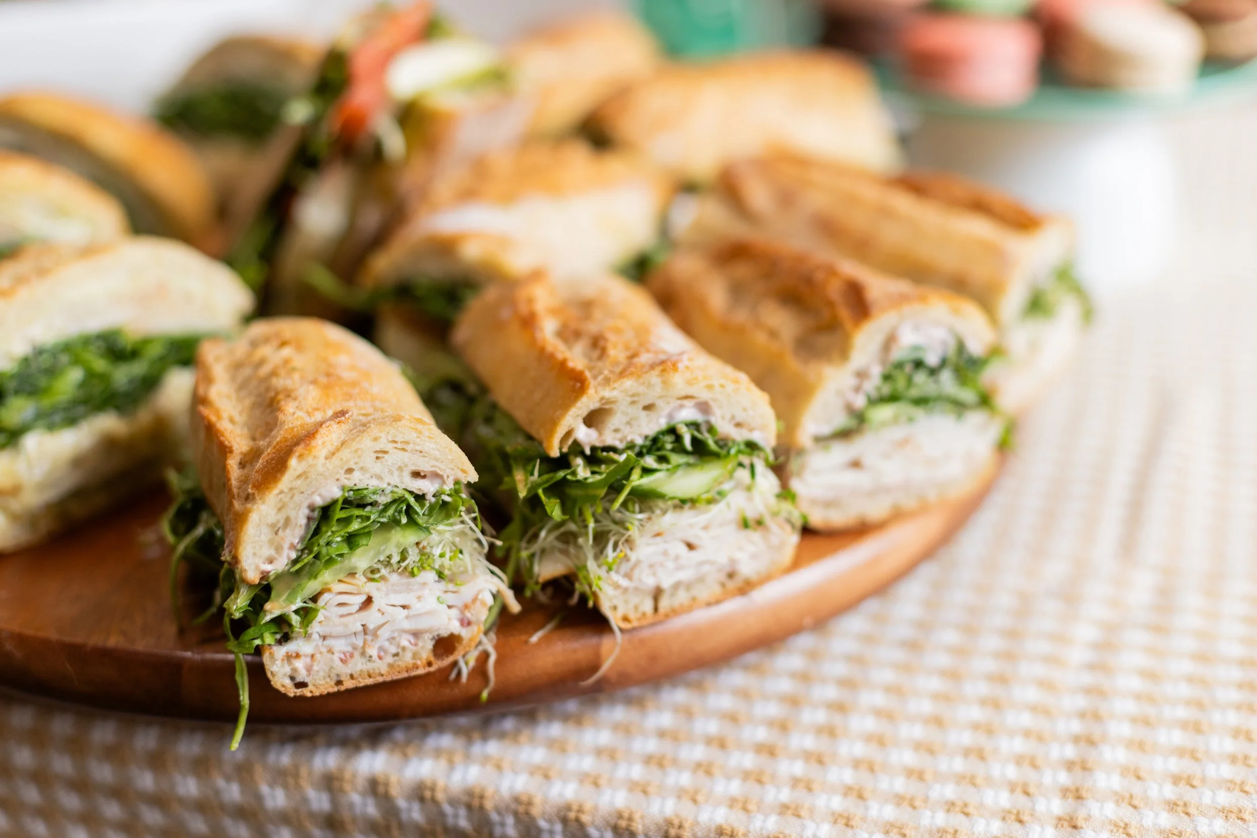 Catering food spread