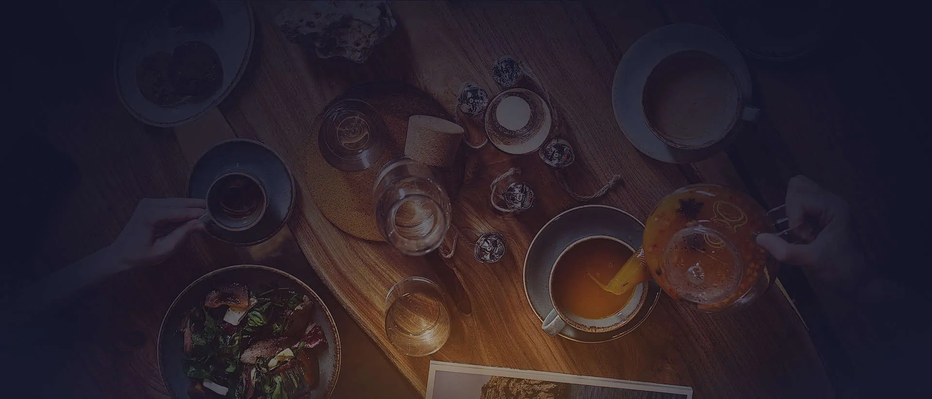 Elegant catering spread