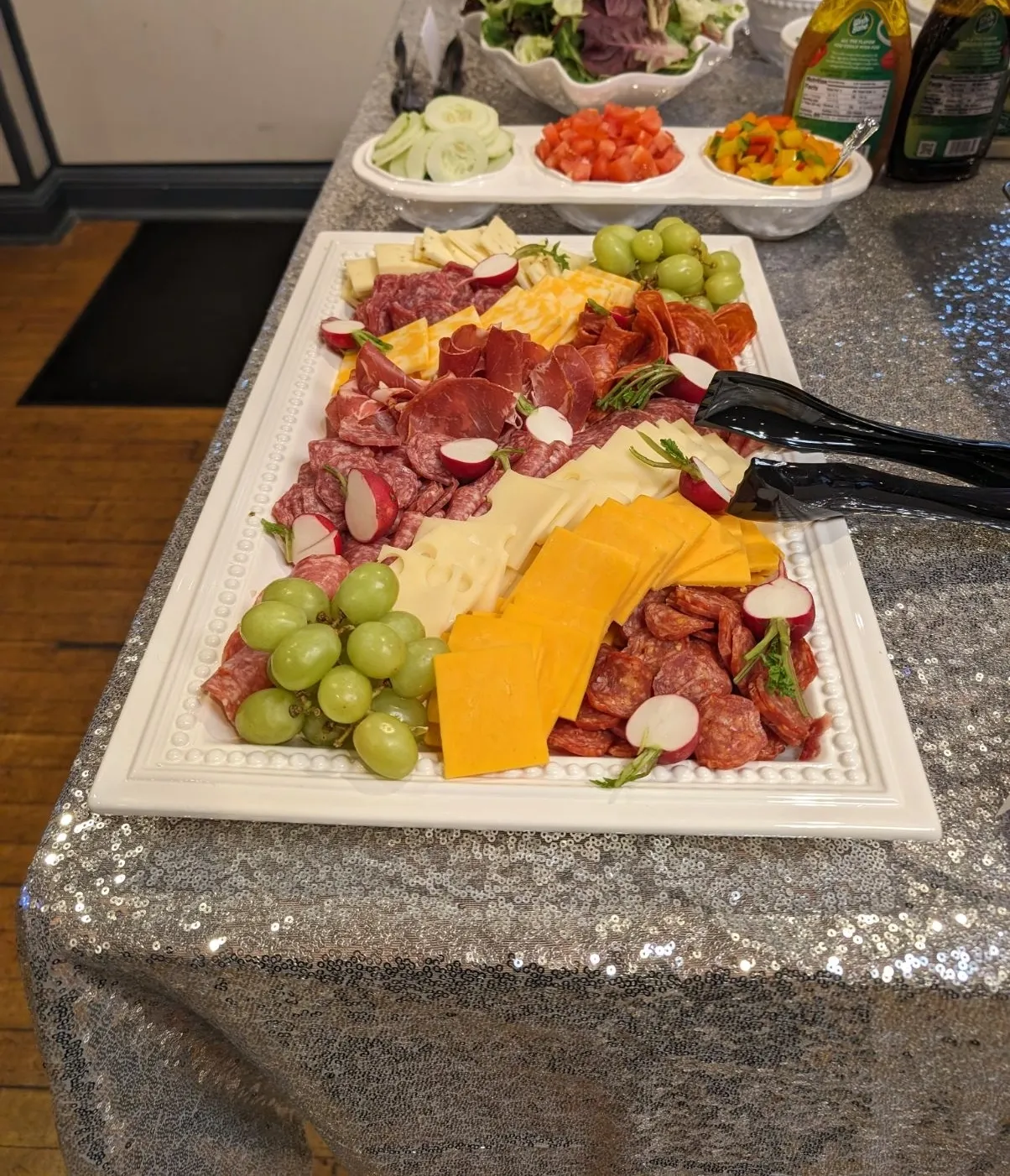 Chef Matty's catering spread