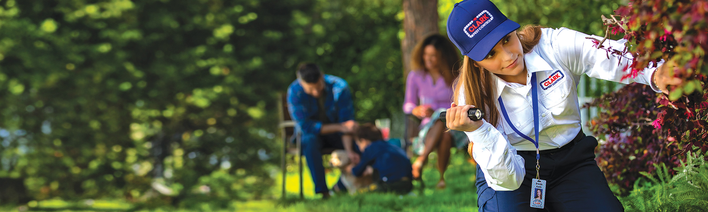 Clark Pest Control technician