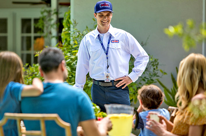 Clark Pest Control protecting a home