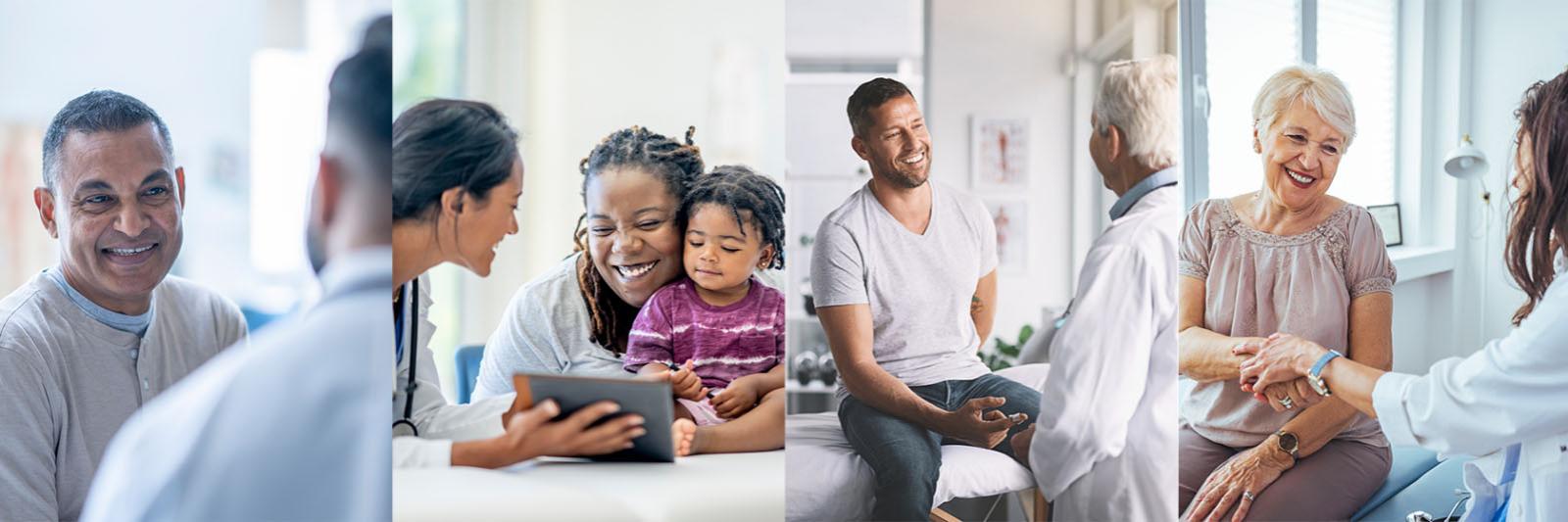 Patients with doctors