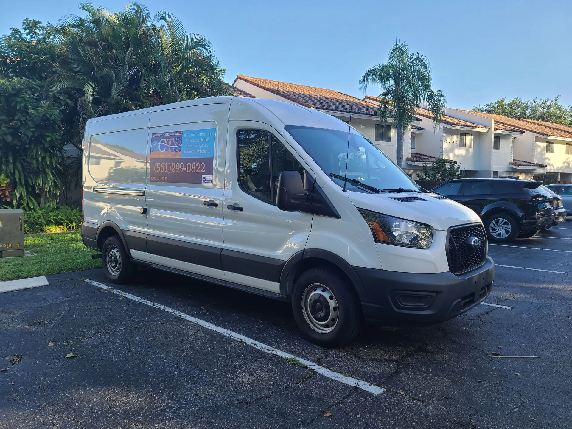 Family comfortable at home with AC