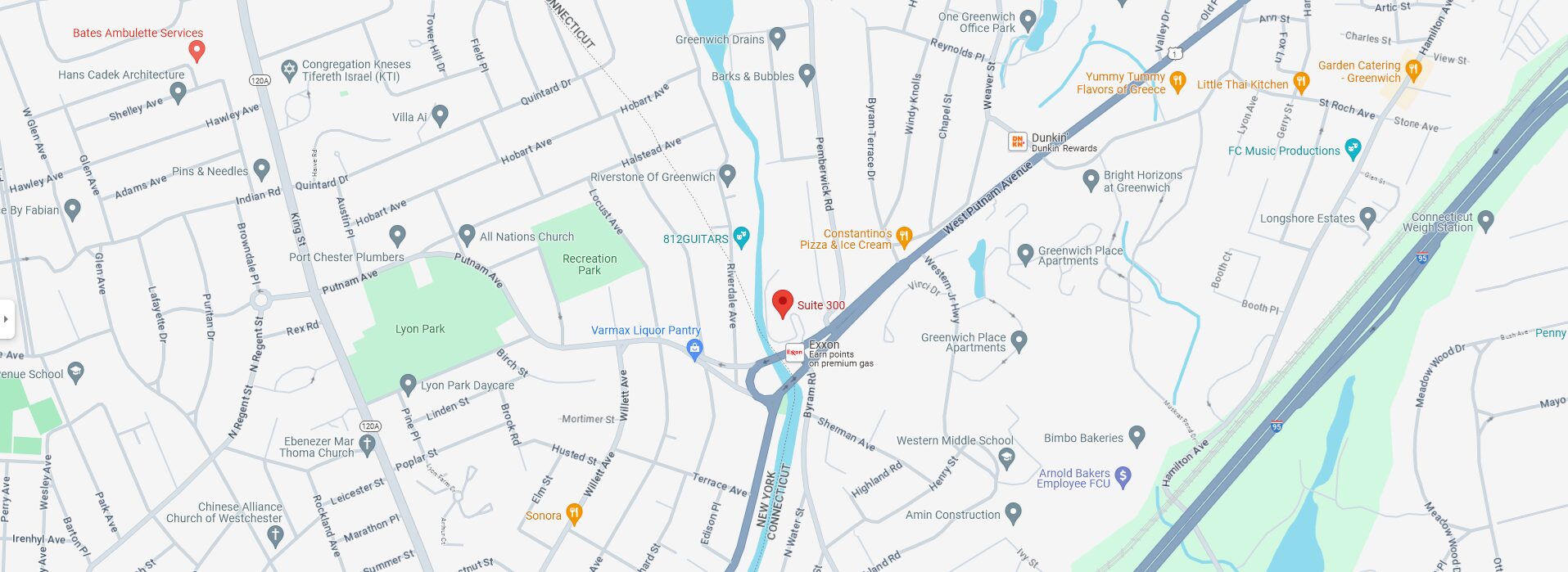 Greenwich Connecticut location