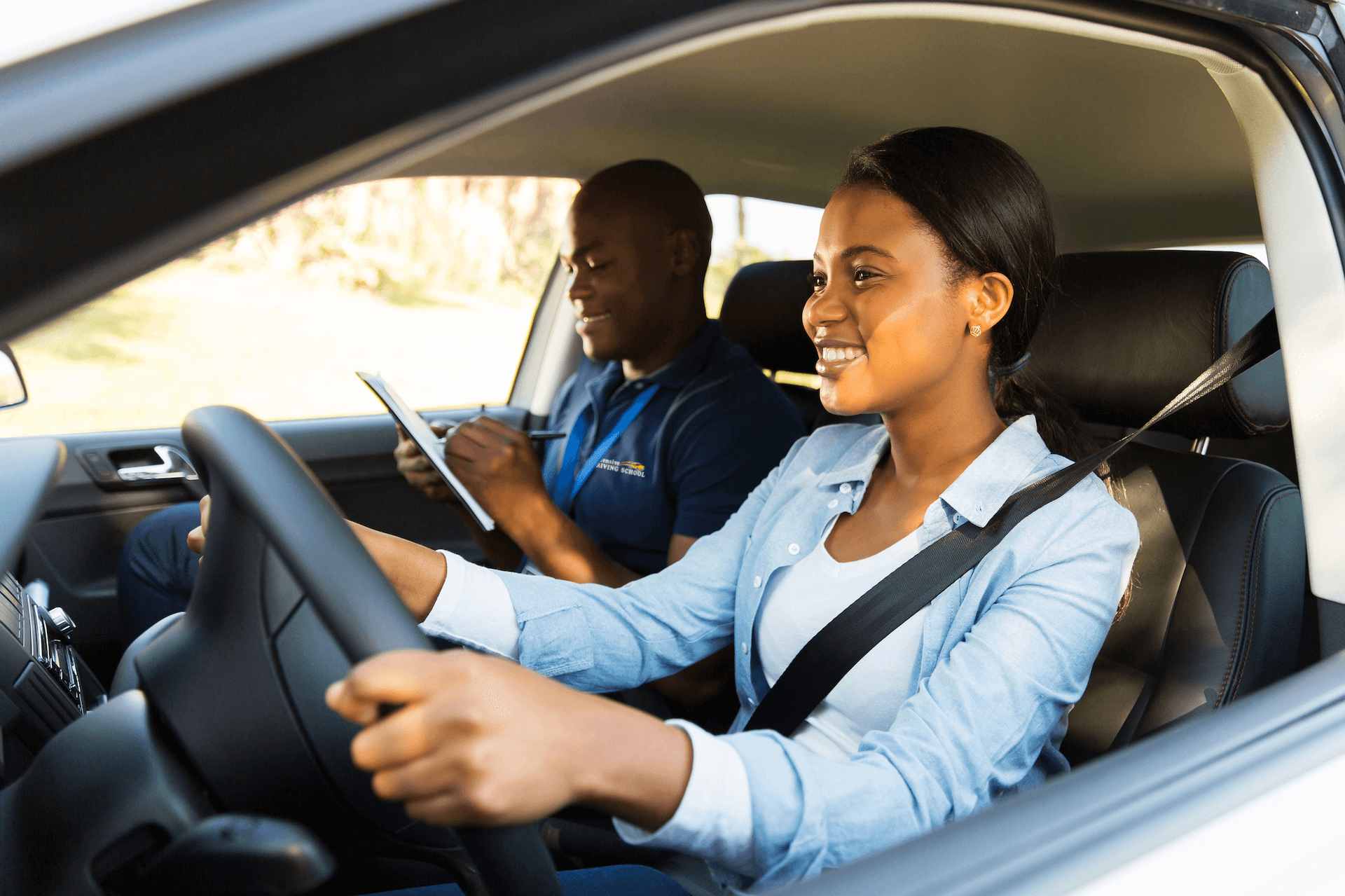 Skills test at Defensive Driving School