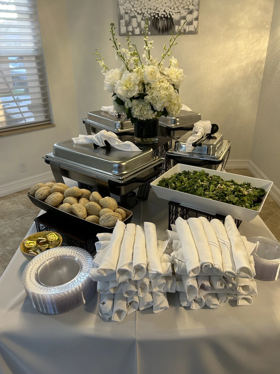 Catering dish detail