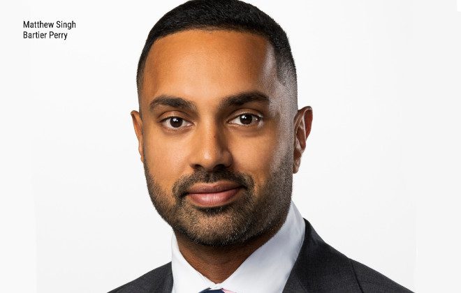 Matthew Singh, ranked lawyer