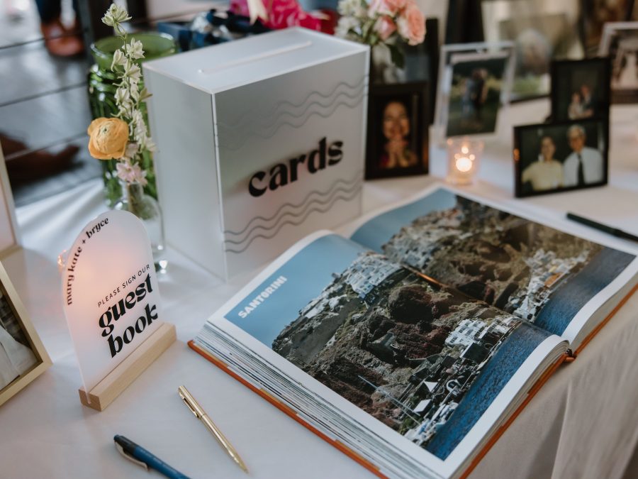 Wedding detail styling