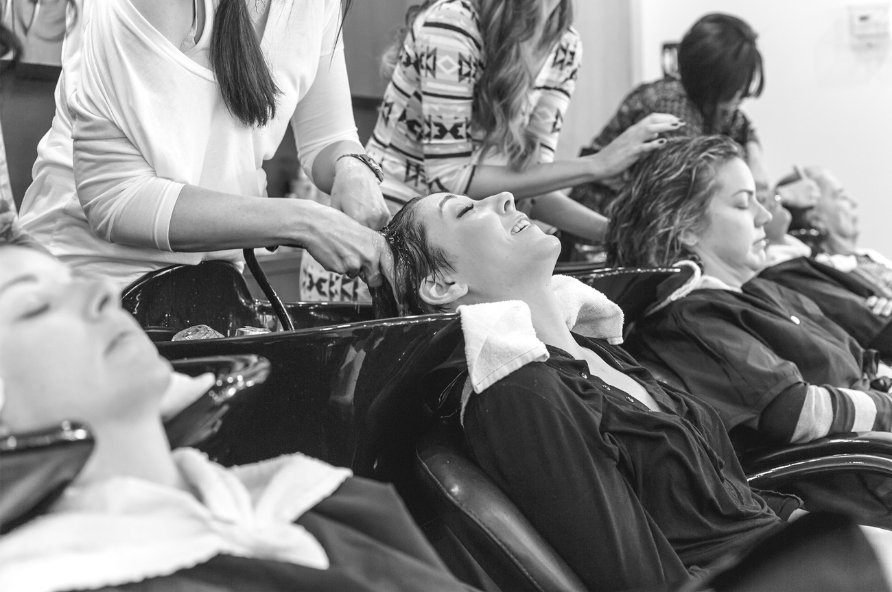 Hair color services at Etch Salon