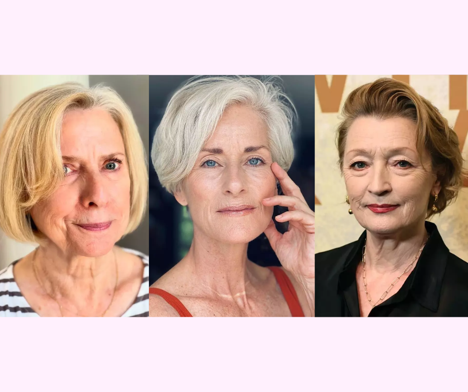 Short hair styles over 60