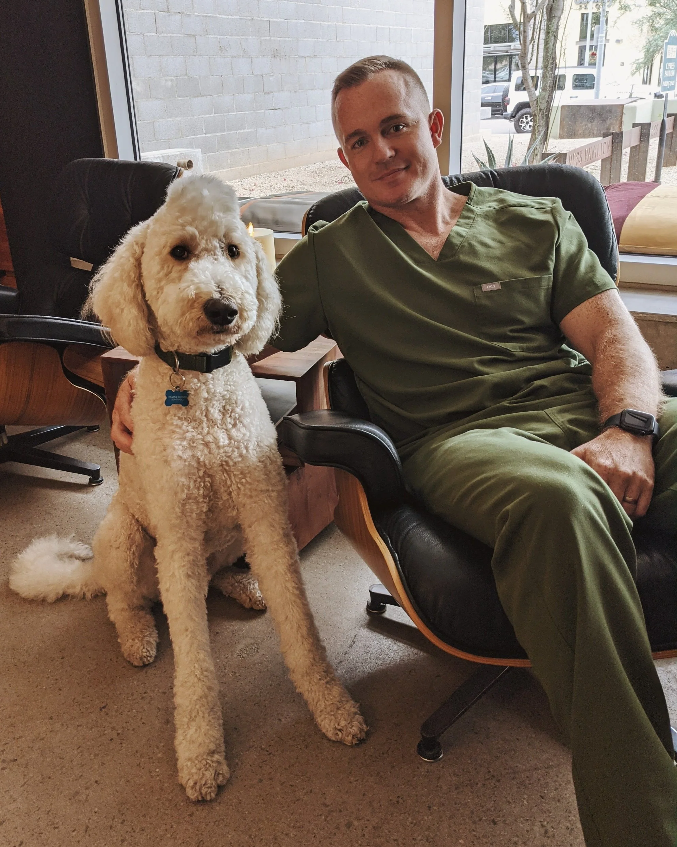 Darin Zimmerman at Cypress Pavilion Acupuncture in Scottsdale