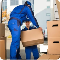 Moving team in action