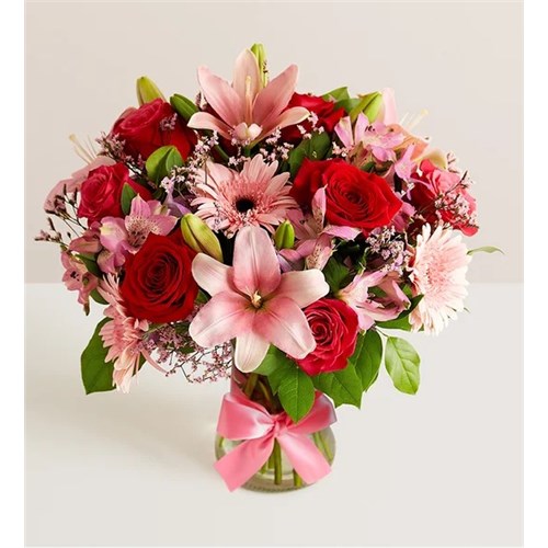 Radiant romance bouquet