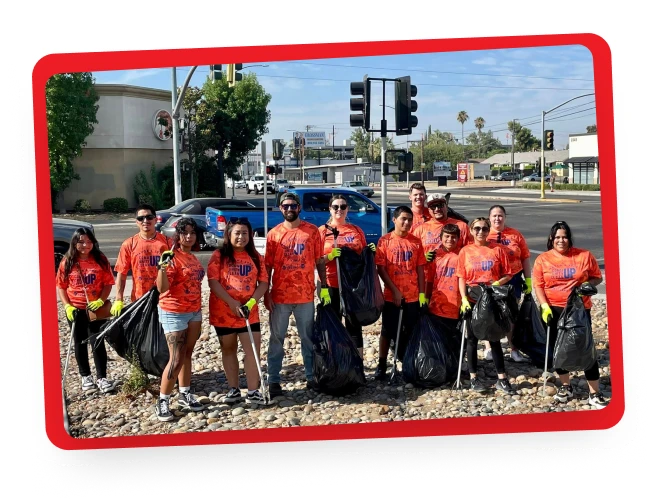 Community clean-up event