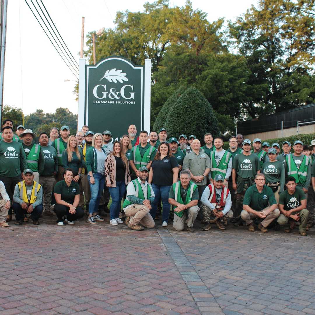 G&G Landscape Solutions team at work