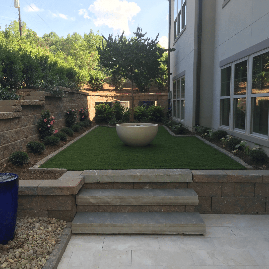 Beautiful landscape installation