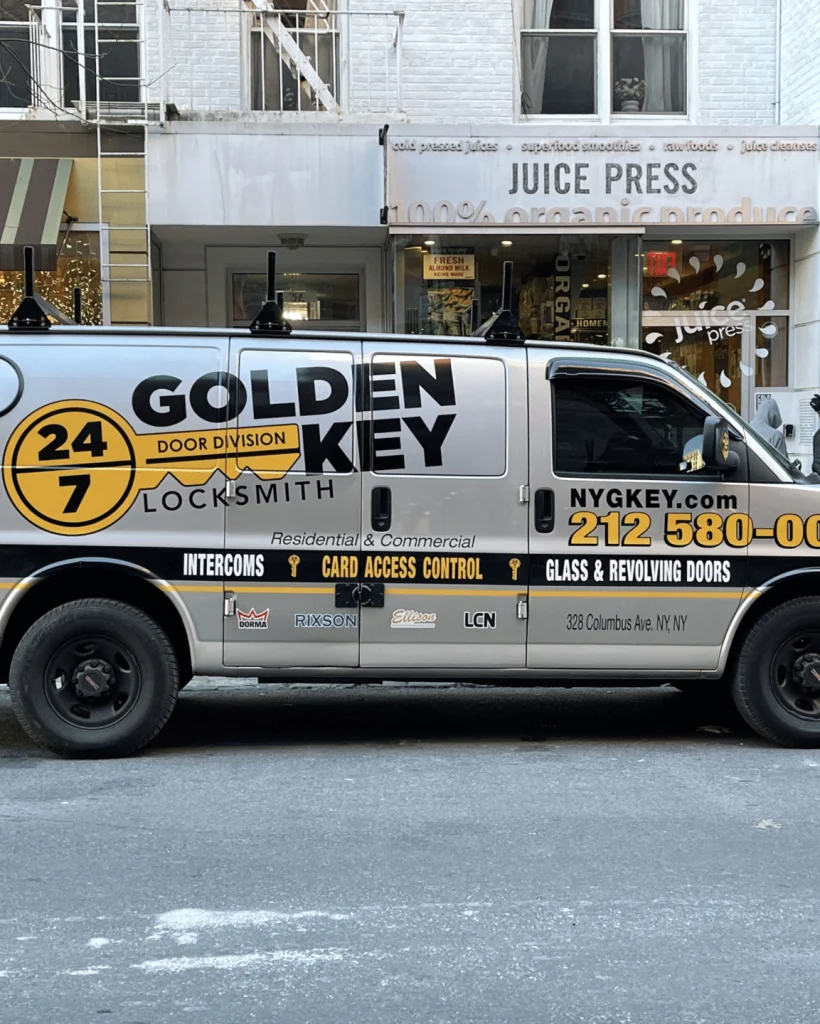 Golden Key Locksmith Work Van Manhattan NYC