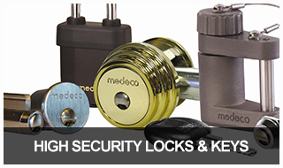 High security locks and keys