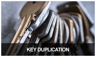 Keys on a keychain — key duplication service