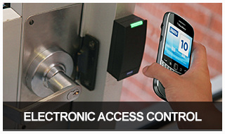 Electronic access control via smartphone
