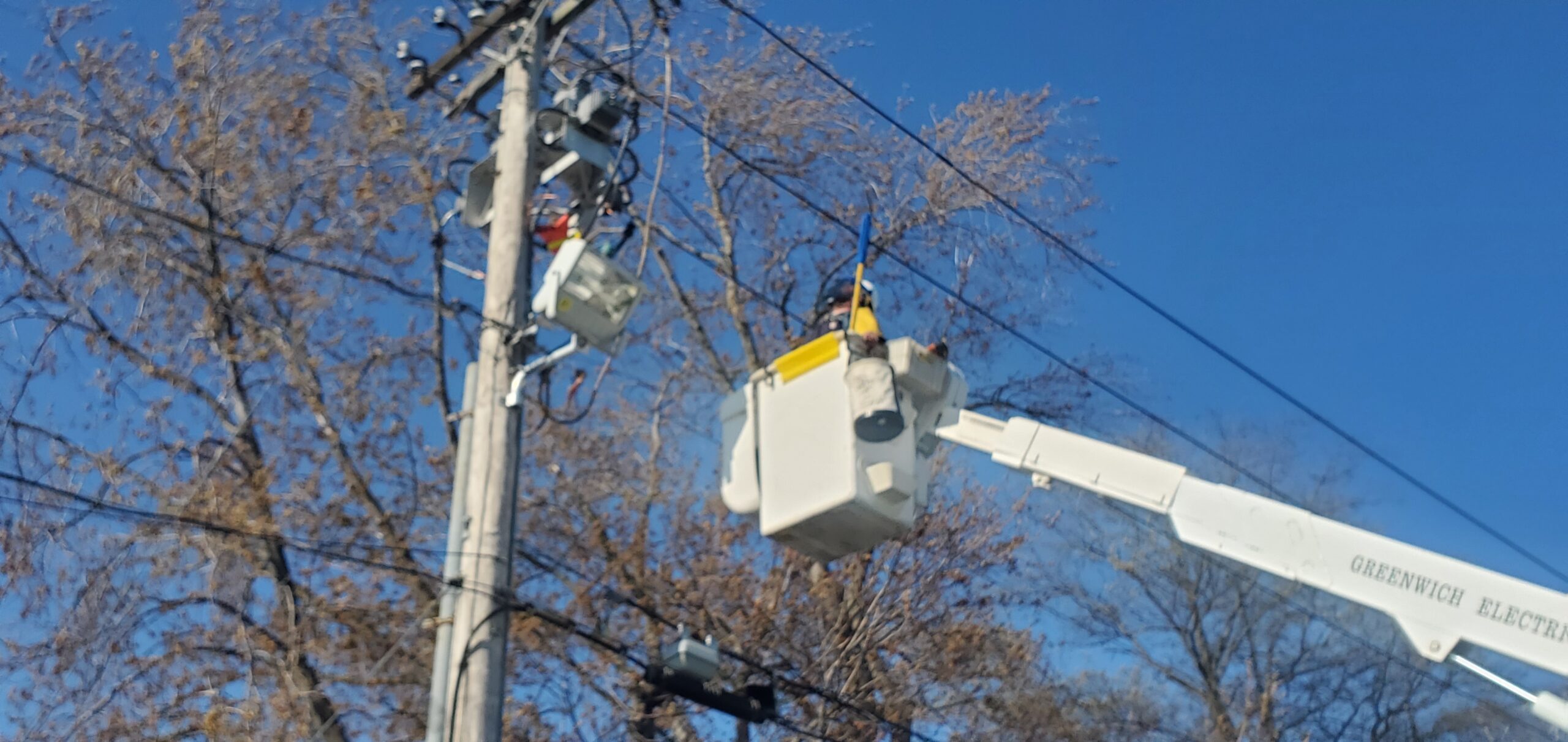 Electrical work in progress