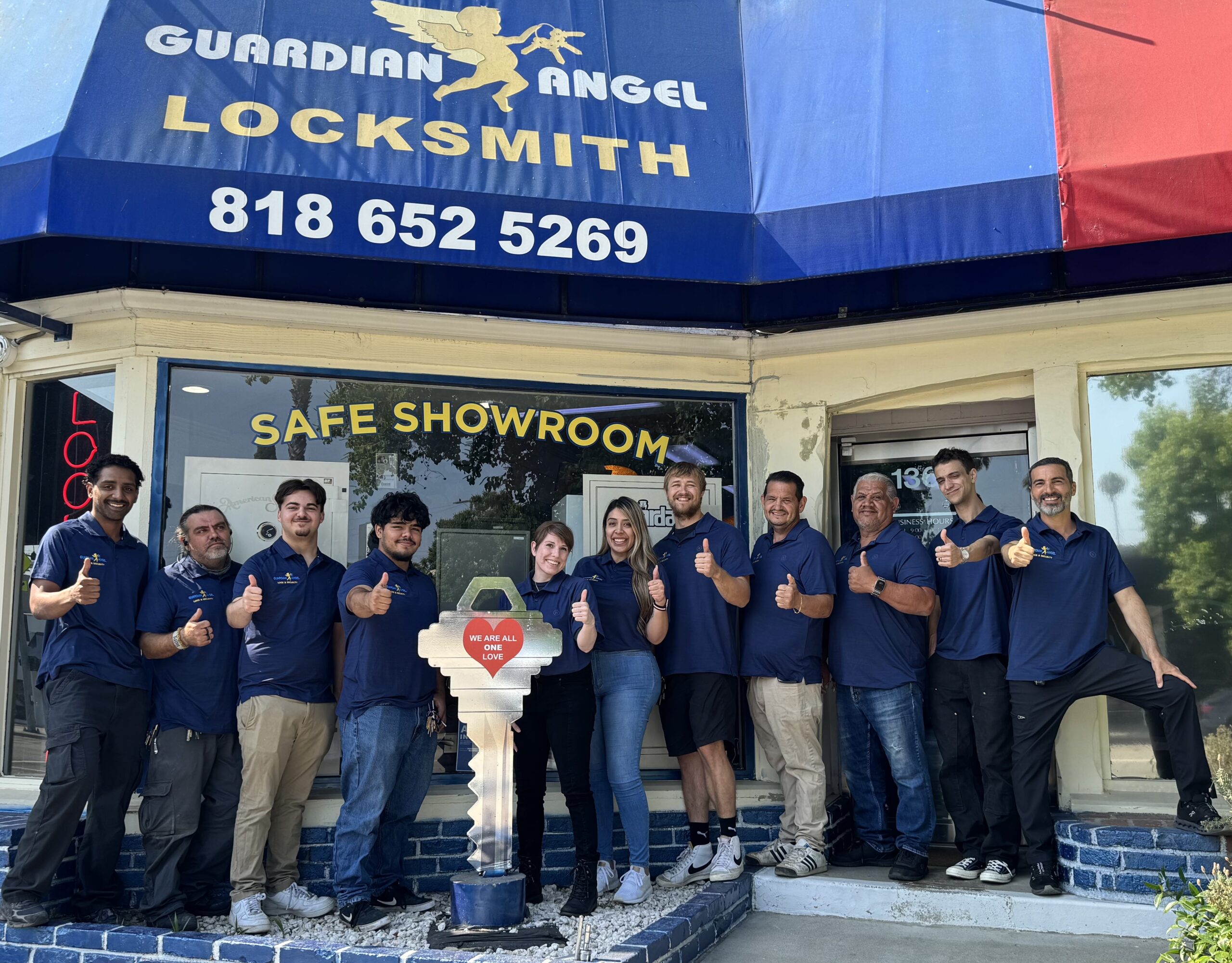 Guardian Angel Locksmith showroom