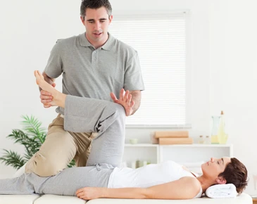 Knee physical therapy rehabilitation