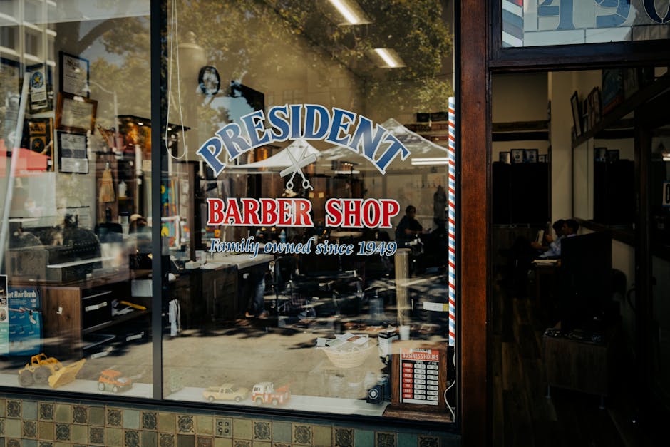 Hair Club Barbershop classic barbershop interior San Antonio
