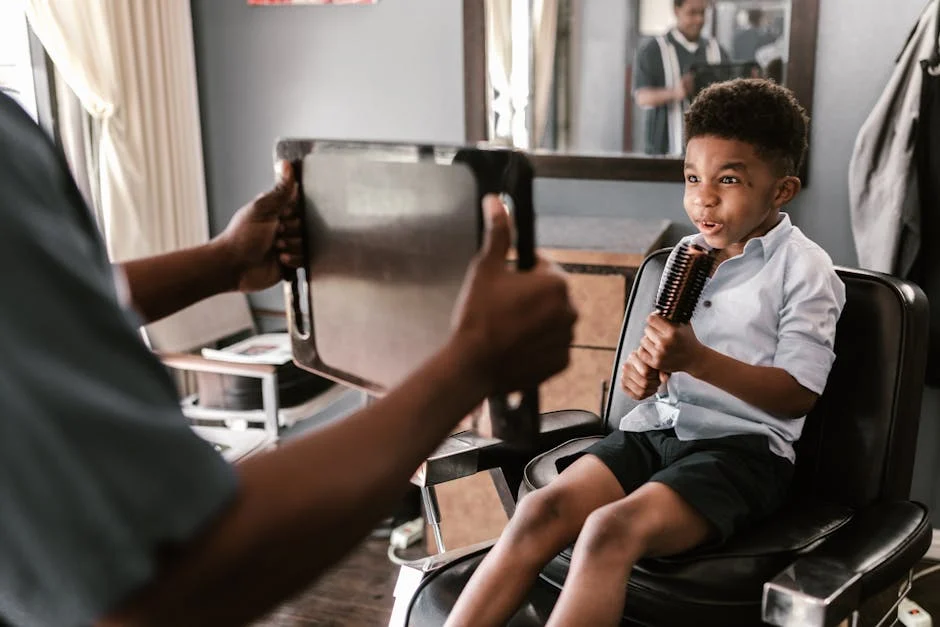 Kids haircut at Hair Club Barbershop San Antonio