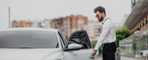 Adult driving lesson