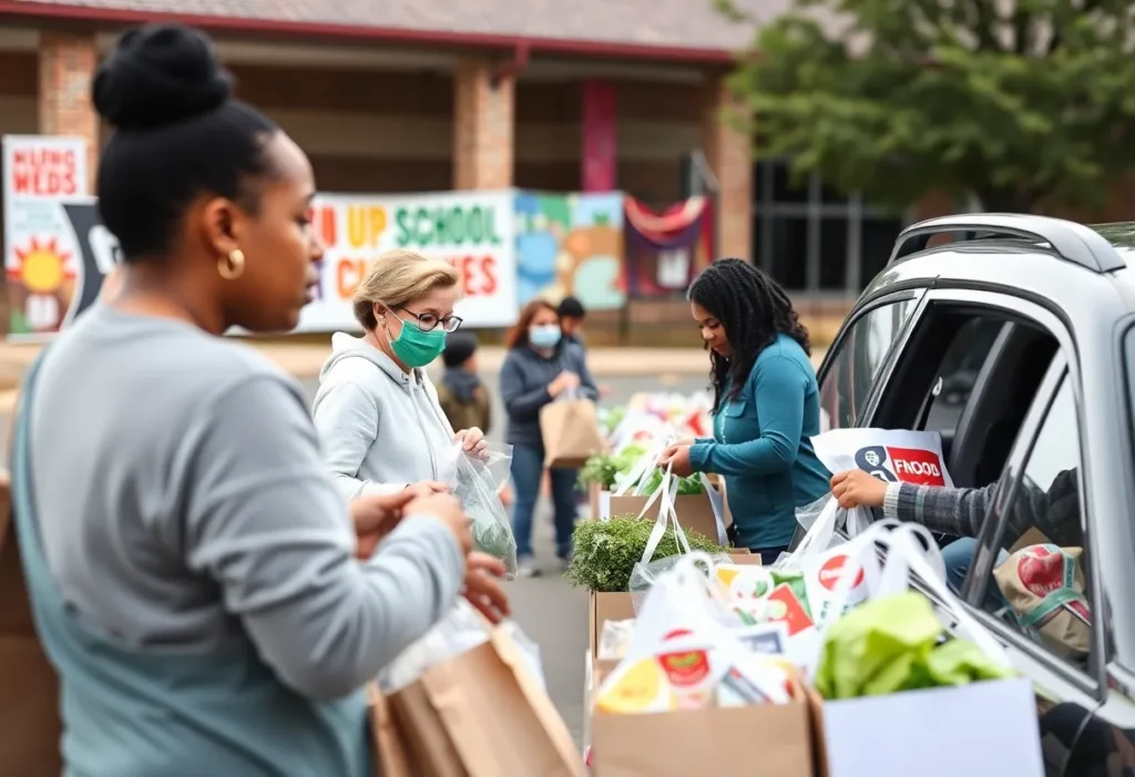 Atlanta food distribution event